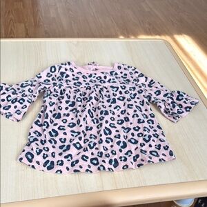 Leopard Print Kids Top